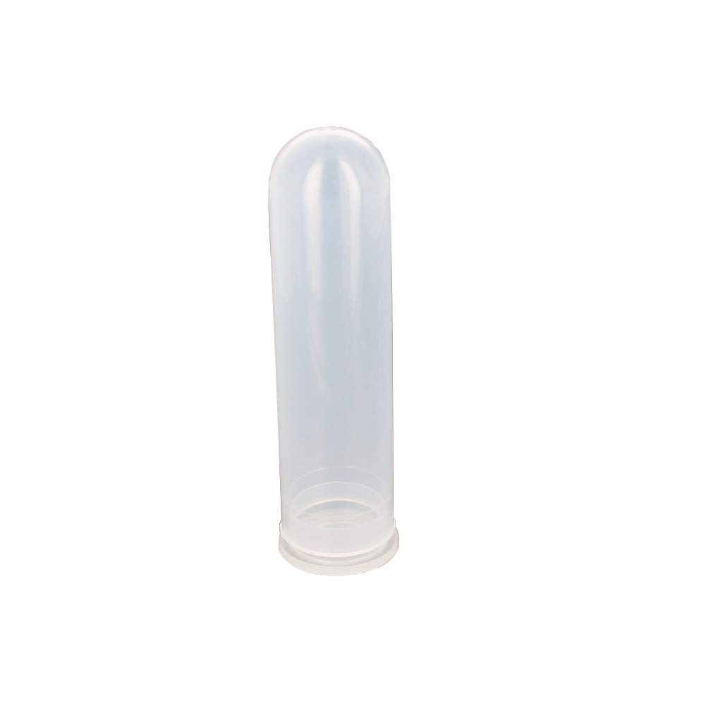 Othmro 50ml 50pcs Plastic Lab Centrifuge Tubes, 28 * 103mm Vial Test Tube Sample Storage Container Liquid Centrifuge Tube Round Bottom with Plug-in Cap for Beads Yeast Specimen Sample Laboratory