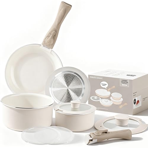 Figmint 10-Piece Ceramic Non-Stick Cookware Set