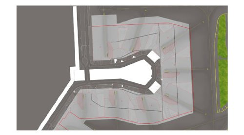 Preisvergleich Produktbild herpa 524209 - Amsterdam Airport Schiphol Pier F Ground Foil