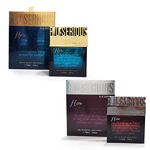 R U SERIOUS HER, HIM 2PCS COMBO EDP(100ML+100ML)