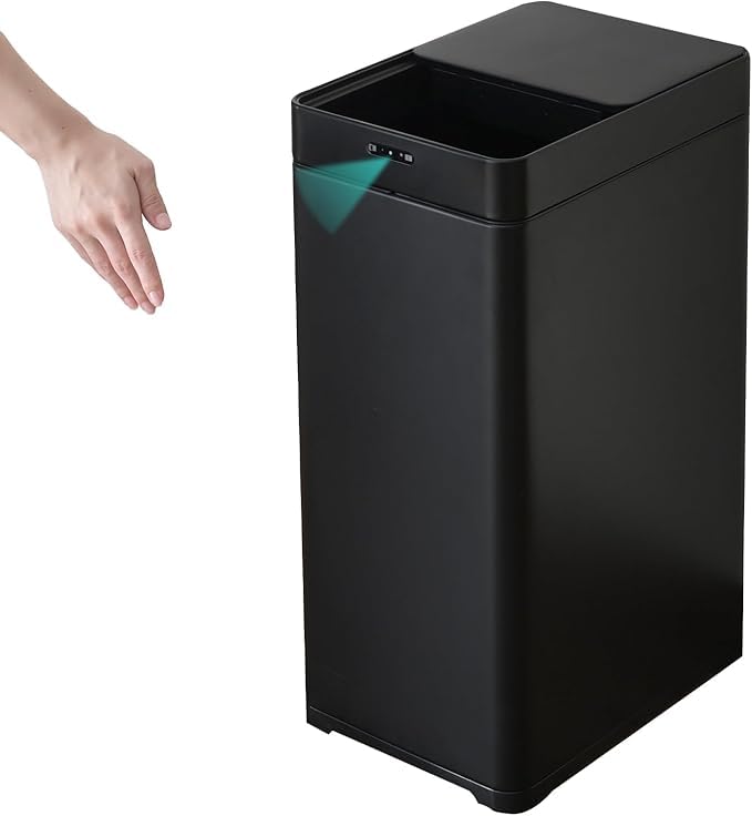 新品未使用箱不良　山善　ゴミ箱センサー式スライド開閉42L HST-45(WH) Amazon｜ゴミ箱 自動 スライド開閉 スリム センサー式 42L (45Lゴミ袋