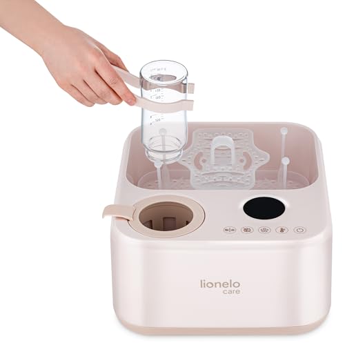 Lionelo SteamUp 3-in-1 Steriliser for Baby Bottles with Dryer & Bottle Warmer Baby, Steam Steriliser for 4 Bottles, 99.99% Germ Reduction, Touch Panel, Automatic Shut-Off, BPA-Free - Image 5