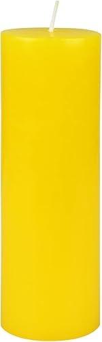 Zest Candle Vela pilar, 2 x 6 pulgadas, amarillo