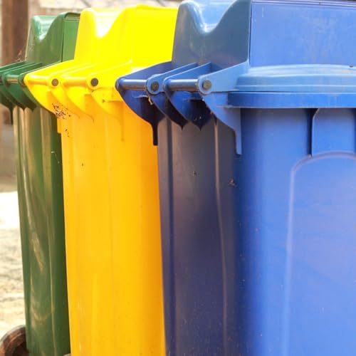 HOMSFOU Mülleimer Verriegelungsschrauben 5 Stück Kunststoff Stopfen Für Mülleimerdeckel Outdoor-Mülleimer Sicherheitsverbindungswellen 6.5X3X3 Cm Zubehör Für Mülltonnen 240L