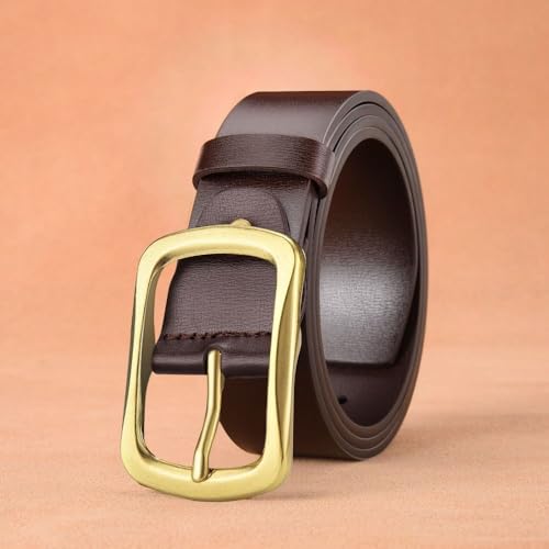 Trouser Dress Belts Luxury Design Retro Casual PU Belt Man Versatile Pin Buckle Waistband(black)4
