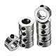 QUARKZMAN 10 Stück 6mm Wellen-Lockkragen T6 Trapezgewinde-Lockring, Edelstahl Set-Schraubenkragen