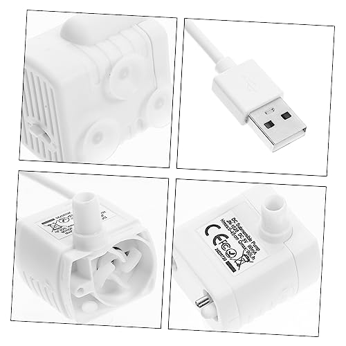Bomba de agua sumergible USB para fuente de mascotas miniatura 6