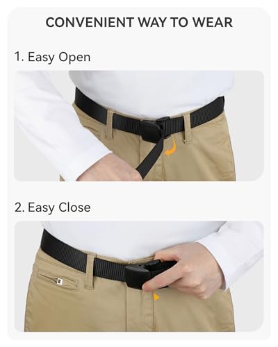 CHAOREN Cinto de beisebol para meninos, cinto tático infantil de nylon de 3,15 cm, ajustável para go