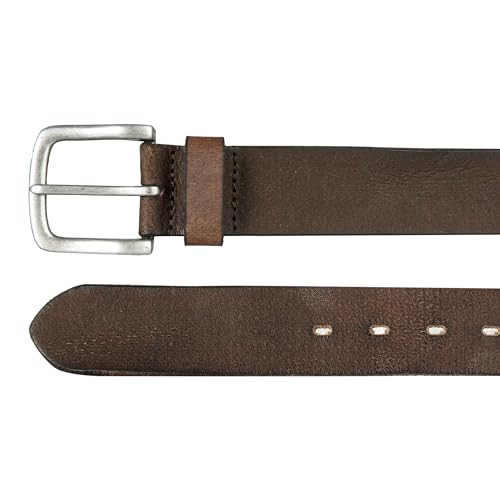Image of Lucky Brand Men's Jeans Leather Belt| Classic| Casual| Dress| Everyday| American Heritage| Genuine Leather| Metal Buckle