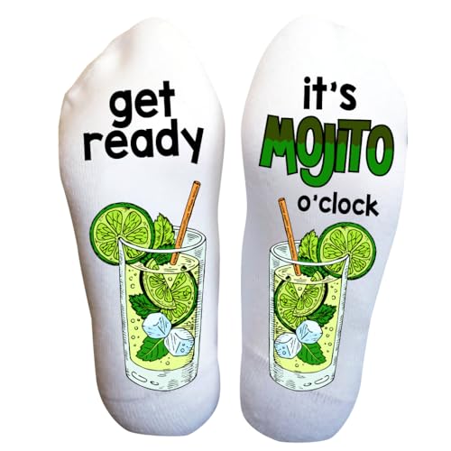 Bring me Mojito Socks For Men and Women Funny Novelty Cocktail Gifts