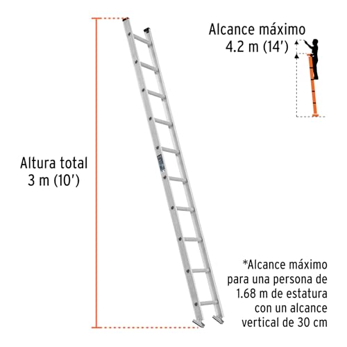 Escalera de aluminio de 8 metros 6 Imagen adicional
