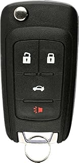 KeylessOption Keyless Entry Remote Control Car Uncut Flip Key Fob Replacement for OHT01060512