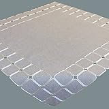 Maße: 85x85 cm Raebel Tischdecke grau 85 x 85 cm hellgrau Ecru Kurbelstickerei Quadrate Weihnachtsdecke Weihnachtsdeko Mitteldecke Tischdekoration