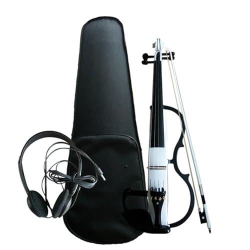 Violon électronique blanc silencieux pour éliminer les bruits de pratique
