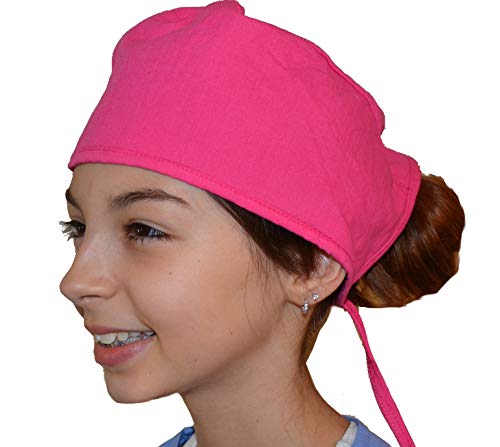 Pink Kids Scrub Cap Hat