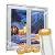 Augblinds Window Insulation Kit, Plastic Window Covering 62 Inch Wide × 393 Inch Length with Double-Sided Tape, Insulator Seal Kit for 10 - 3'x5' Windows Winterizing for Winter, 1 Roll Clear
