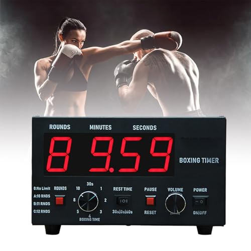 Minuteur de boxe avec chronomètre et cycles d'entraînement pour interval training - 2