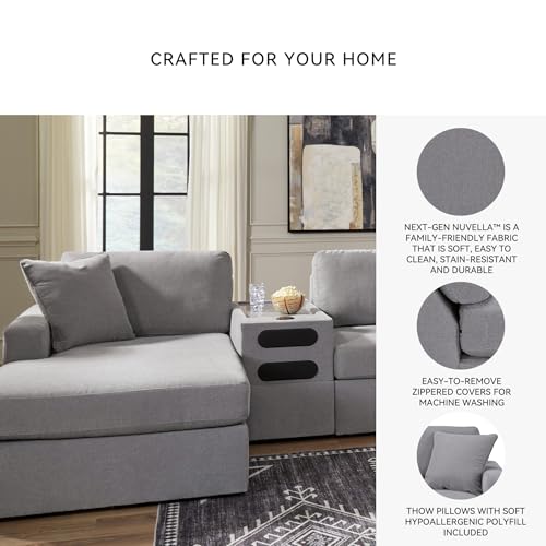 Image of Signature Design by Ashley Modular Sectional Sofa with Speakers, U-Shaped