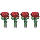 Honseadek Paquete de 4 clips para mantel, abrazaderas antideslizantes de acero inoxidable para mesas de hasta 1.77 pulgadas de grosor, para bodas, picnics y restaurantes (rojo)