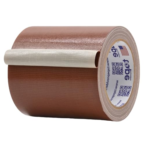 Image of MAT Duct Tape Brown Industrial Grade, 5 inch x 60 ft. Waterproof, UV Resistant for Crafts, Home Improvement, Repairs, & Projects