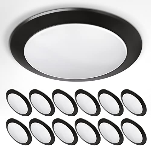 ASD 9-10 Inch LED Flush Mount Ceiling Light, Wet Rated Dimmable LED Disk Light, Ultra Bright 1500LM, CRI90, J-Box, Oil Rubbed Bronze, 20W (170W Eqv.) 5000K, Energy Star, ETL, 12Pack ASD 9-10 Inch LED Flush Mount Ceiling Light, Wet Rated Dimmable LED Disk Light, Ultra Bright 1500LM, CRI90, J-Box, Oil Rubbed Bronze, 20W (170W Eqv.) 5000K, Energy Star, ETL, 12Pack