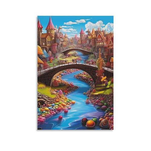 Toile premium decoration murale paradis au format elegant 50x75cm
