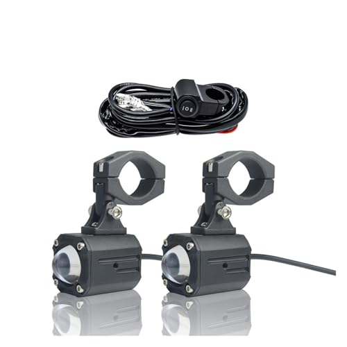 �o�C�N �w�b�h���C�g 2�s�[�X 60W �X�|�b�g���C�g �w�b�h���C�g LED�����Y �n�C/���[�r�[�� �h���C�r���O�X�|�b�g ���g�t�H�O�����v �⏕LED���C�g LED �w�b�h���C�g(Light With Wire)