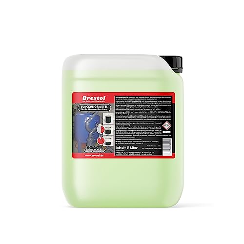 Preisvergleich Produktbild Brestol Flockungsmittel 5 Liter - für die Wasseraufbereitung im Waschanlagen-Brauchwasser Wasseraufbereitungsanlage
