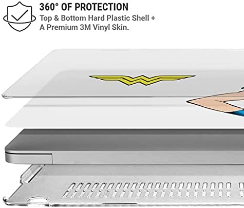 Skinit Case + Skin Compatible with MacBook Air 13in M1 (2021) - Officially Licensed Warner Bros Wonder Woman Design