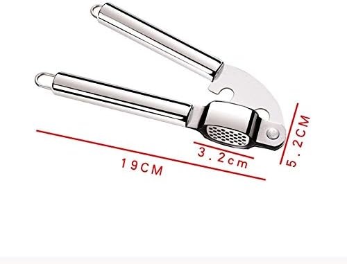 1PC Stainless Steel Garlic Crusher Kitchen Cooking Vegetable Ginger Hand Grinding