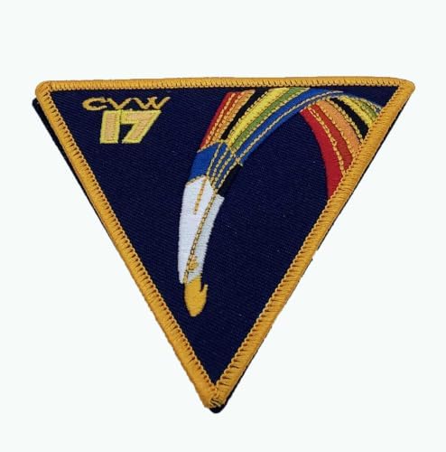 Carrier Air Wing CVW-17 Patch – with Hook and Loop image 2