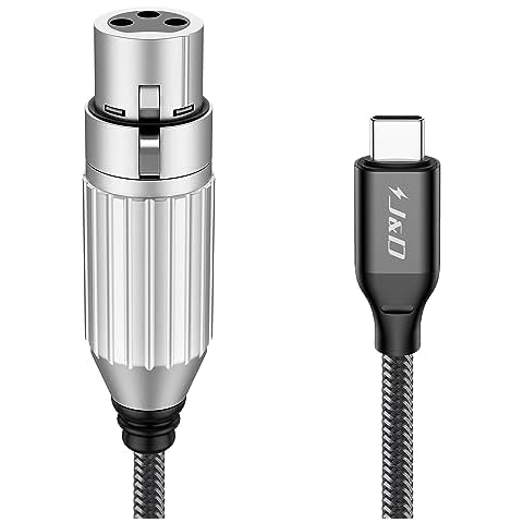 Câble Microphone USB C vers XLR J&D Cover