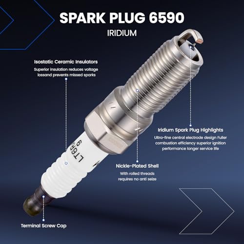 Image of 8 Ignition Coils Pack+8 Spark Plug Kit - Fix Misfires for Ford F-250 /F-350 /E-450 Super Duty (6.2L V8) 2018-2020 - Repl. UF834 /HL3Z12029C /6509