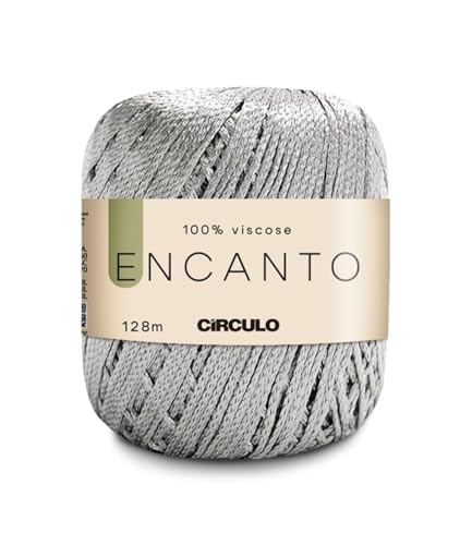 Encanto Yarn by Circulo - 100% viscosa (paquete de 1 bola) - 3.5 onzas, 140 yardas - Peinado ligero (8473)