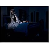 Billie Lourd 8 Inch x 10 Inch photograph American Horror Story (TV Series 2011 - ) Sitting on Bed w/Clown Beneath kn
