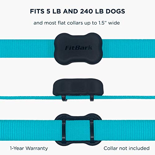 FitBark GPS Dog Tracker | Health & Location Pet Tracking Smart Collar Device | Small (17 g) & Waterproof | 4G LTE-M Real-Time US Verizon Coverage Nationwide | iPhone & Android Apps