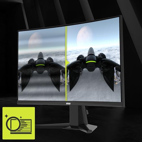 Image of msi MAG 245C X24 24-inch 1920 x 1080 (FHD) Gaming Monitor, 240Hz, AMD FreeSync Premium, HDR Ready, HDMI, VGA Port, VESA, Tilt,1ms, Black