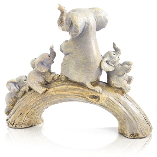 Estatua de Elefante en Resina para Decoración miniatura 4