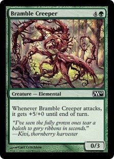 Magic The GatheringBramble Creeper - Magic 2010