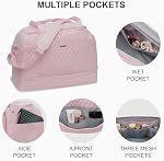 EVERFUN Weekender Bags for Women,Gym Bag with Shoe Compartment,Travel Bags Large Duffle Bags for Women Travel, Gym, Yoga