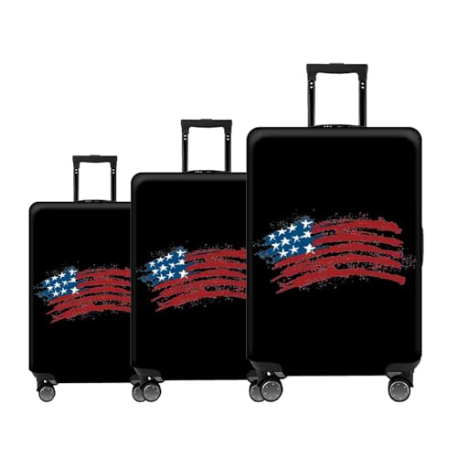 Image of 3 Pcs Elastic Luggage Cover, 20 /24 / 28 Inch Travel Suitcase Protector Anti Scratch Suitcase Cover Protector Washable Fits 18 to 28 Inch (US style)