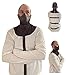 Price comparison product image Rubber Johnnies Adult Hannibal Costume , inc Mouth Muzzle Mask , Lambs Strait jacket , Convict Prisoner , Fancy Dress Halloween , One Size, Mens
