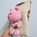Handmade Crochet Pig Phone Pouch Cute Bag Crochet Cellphone Bag Crochet Mini Purse Crochet Mobile Phone Pouch Customizable Bag Cell Phone Bag Handmade Gift
