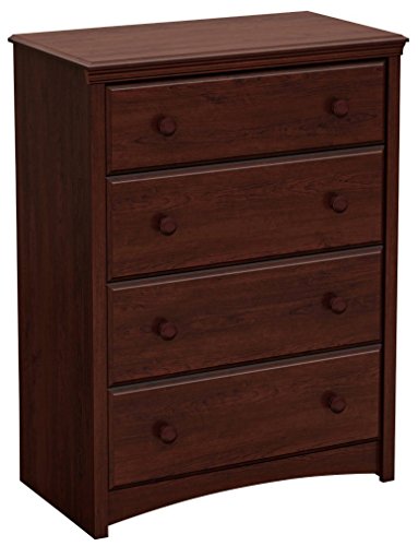 South Shore Sweet Morning Collection 4-Drawer Chest, Royal Cherry
