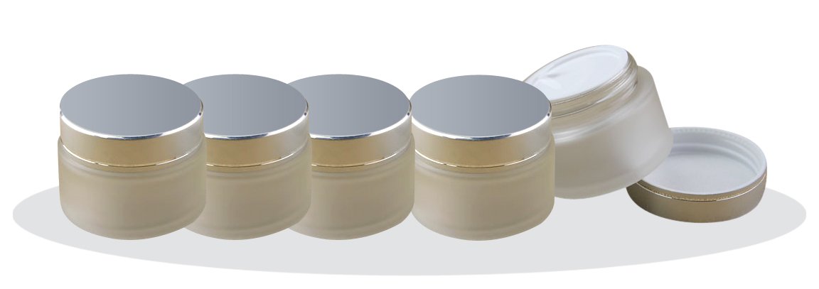 Acrylic Cosmetics Containers Pack of 5,DIY Cosmetics,Skin Care,Gifting,Re Usable,Travel Friendly