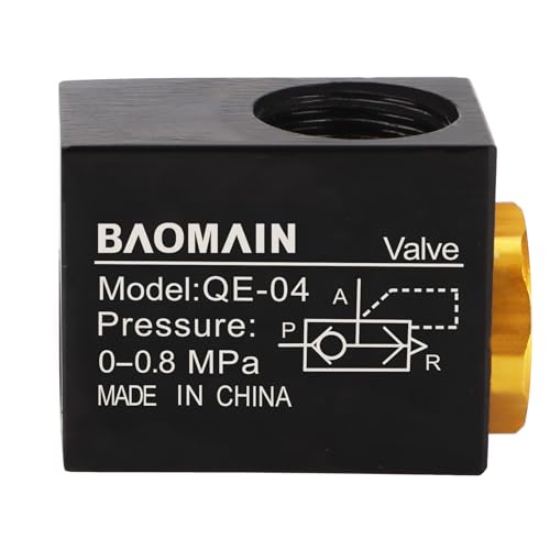 Image of Baomain Pneumatic One Way Quick Exhaust Valve QE-04 1 /2PT Inlet Port