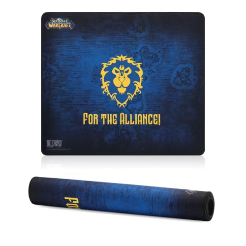 Blizzard Wow Themed Symbol Heavy Large Gaming Mouse Pad, for the Alliance