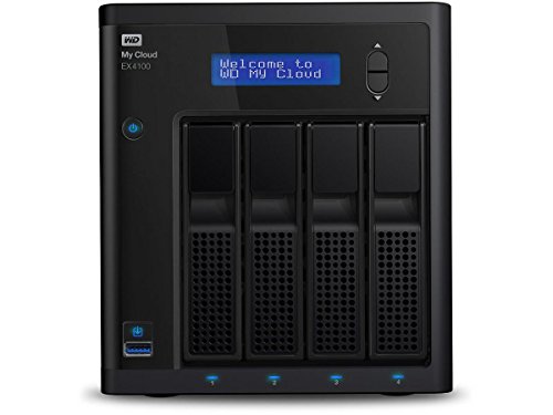 WD 32TB My Cloud EX4100 Expert Series 4-Bay Network Attached Storage - NAS - WDBWZE0320KBK-NESN