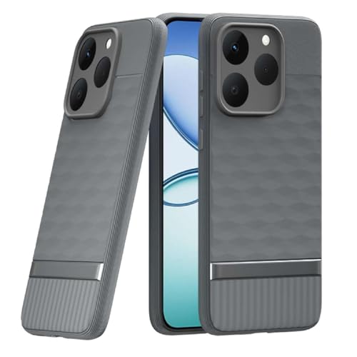 Image of Shockproof Case for Realme 15T 5G / Narzo 90 5G | Full Camera Protection | TPU Flexible Back Cover for Realme 15T 5G / Narzo 90 5G (Graphite Grey)