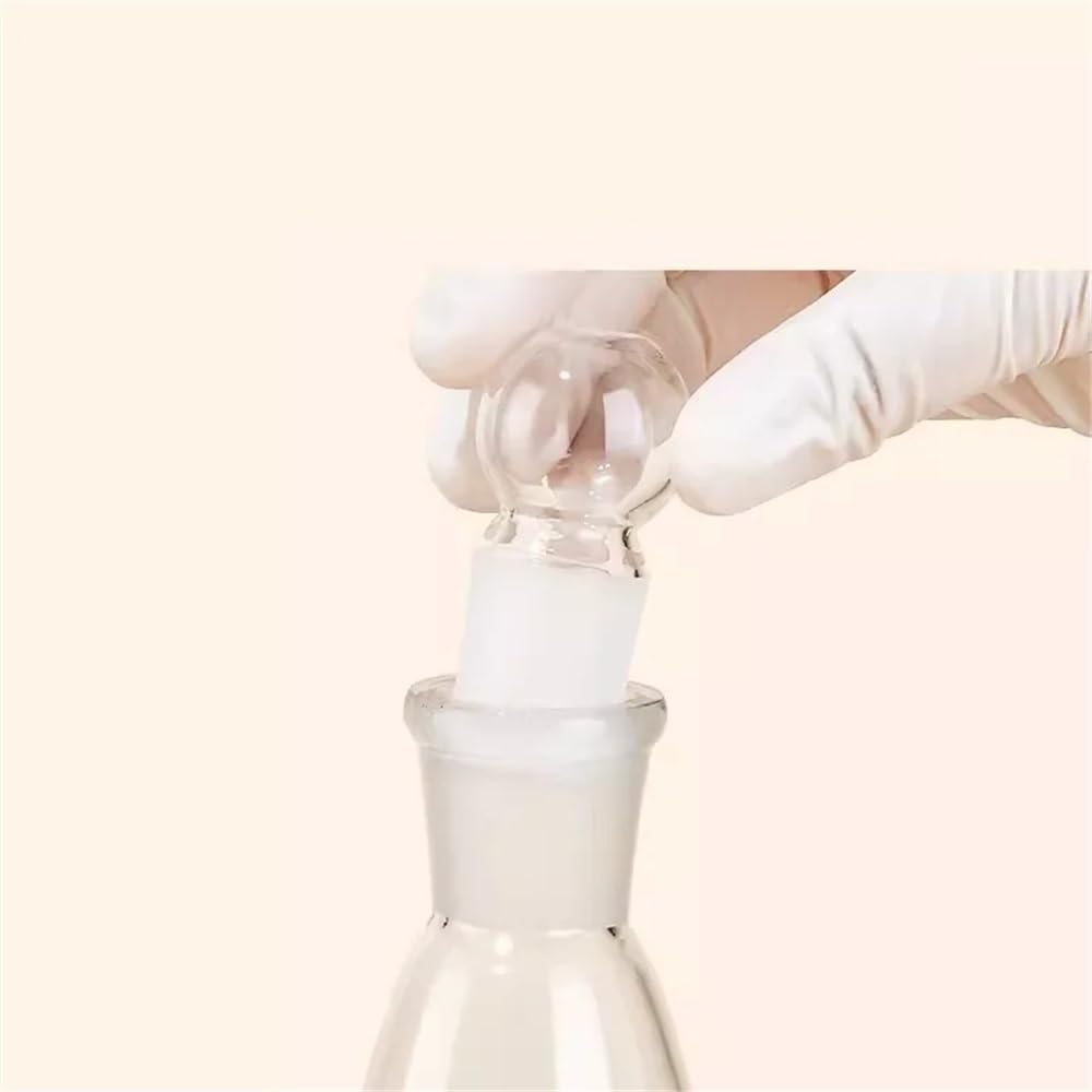 Matraz cónico de vidrio de 50-2000 ml con tapa, matraz Erlenmeyer de vidrio for laboratorio, matraz triangular de vidrio 3.3(2000ml)